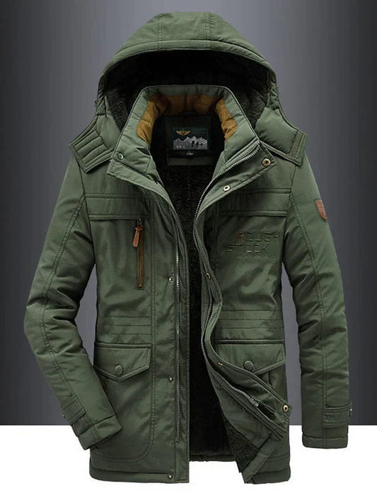 Heren Winterjas Met Capuchon