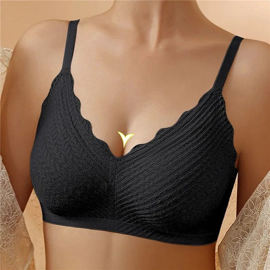 Naadloze Bralette Met Kanten Afwerking – Ultiem Comfort En Vrouwelijke Elegantie