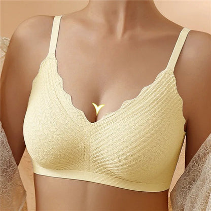 Naadloze Bralette Met Kanten Afwerking – Ultiem Comfort En Vrouwelijke Elegantie
