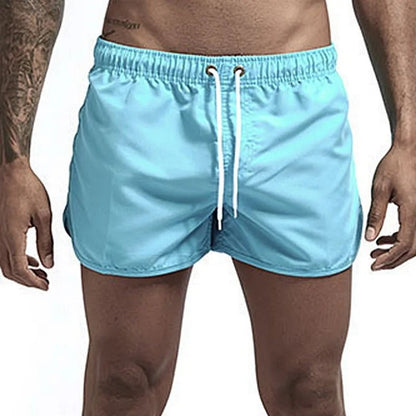 Korte zwembroek voor heren – sportief model, sneldrogend & elastische taille
