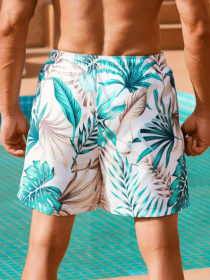 Zwembroek voor heren – elastische taille, zijzakken & sneldrogend materiaal