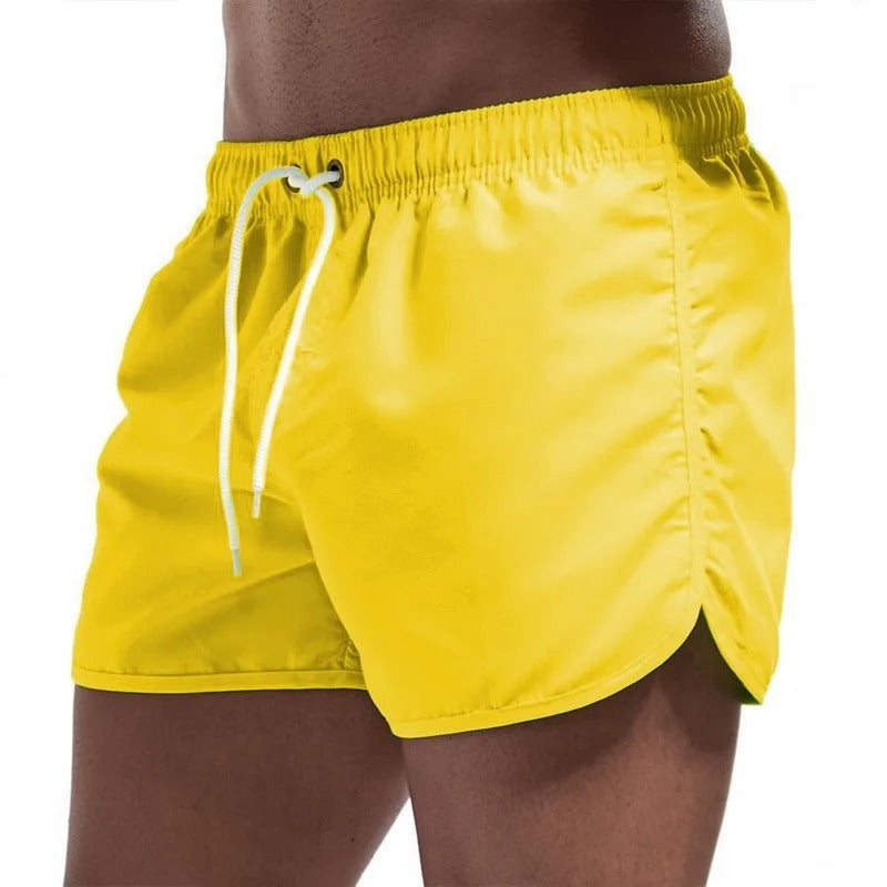 Korte zwembroek voor heren – sportief model, sneldrogend & elastische taille