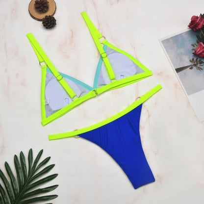 Dames bikini met verstelbare bandjes – stevige pasvorm & minimalistisch design