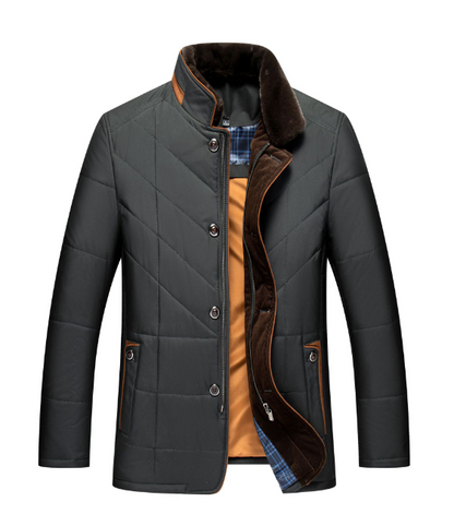 Gewatteerde Jas Voor Heren