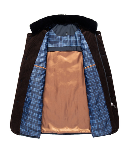 Gewatteerde Jas Voor Heren