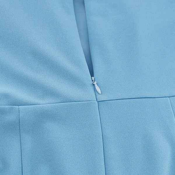 Elegante Midi-Jurk Met Pofmouwen En Overslagrok – Vrouwelijk En Flatterend In Elke Situatie