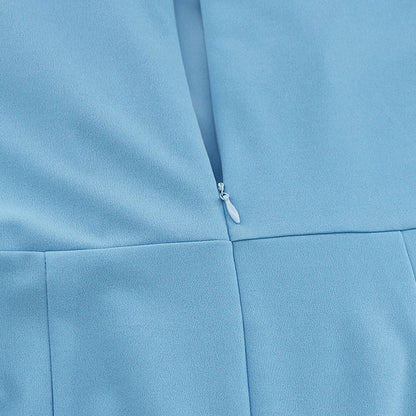 Elegante Midi-Jurk Met Pofmouwen En Overslagrok – Vrouwelijk En Flatterend In Elke Situatie